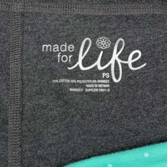 Made for Life Active Pant Women Petite Small Straight Leg Stretch Activewear - Picture 3 of 9